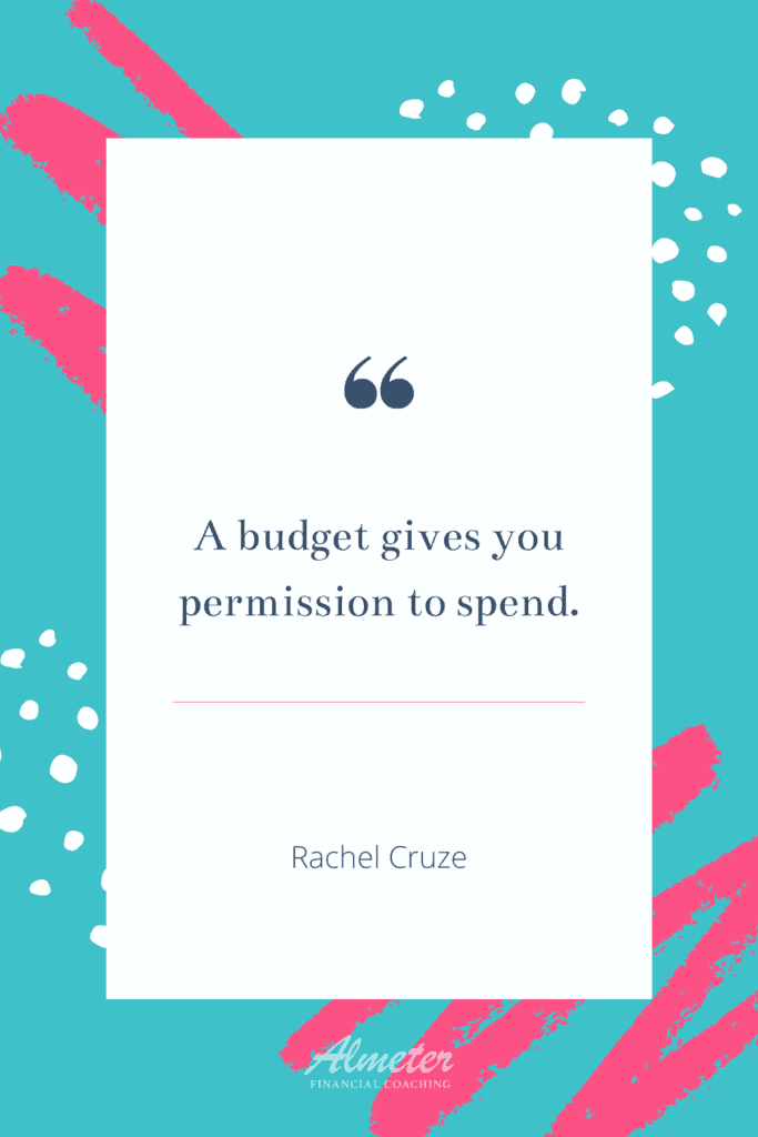 rachel cruze quote on budgeting