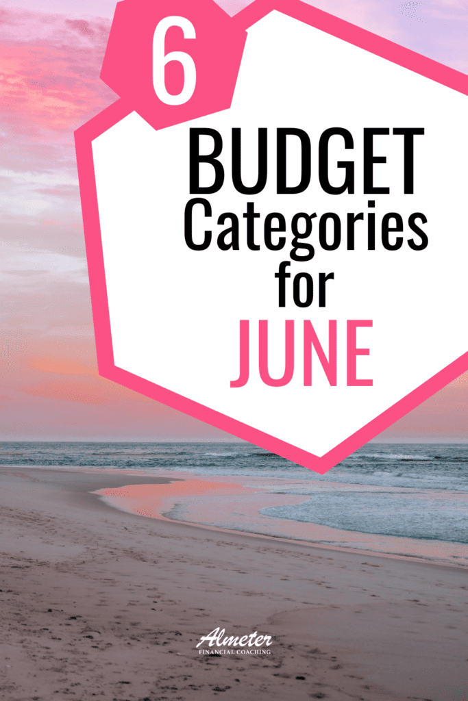 june budget categories