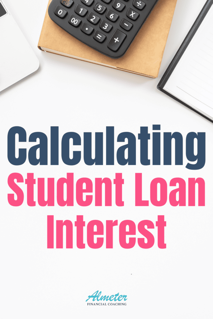 calculating student loan interest