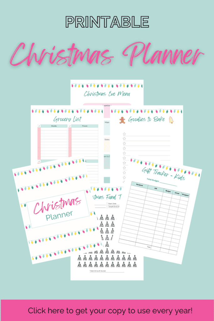 printable christmas planner