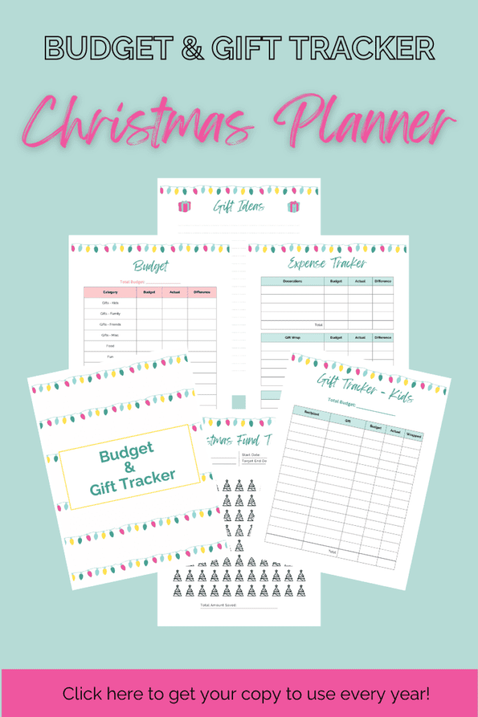 Christmas Budget Planner Printable