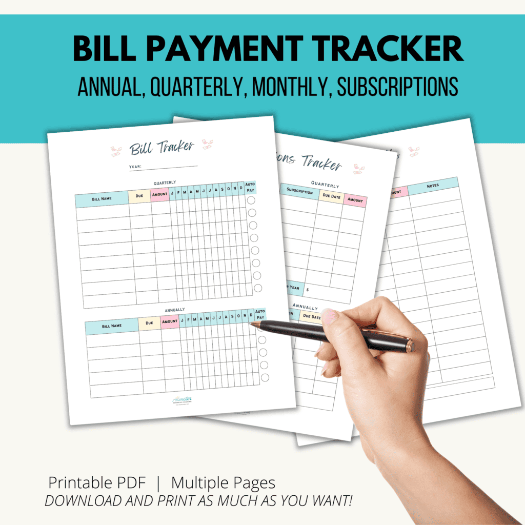 bill payment tracker