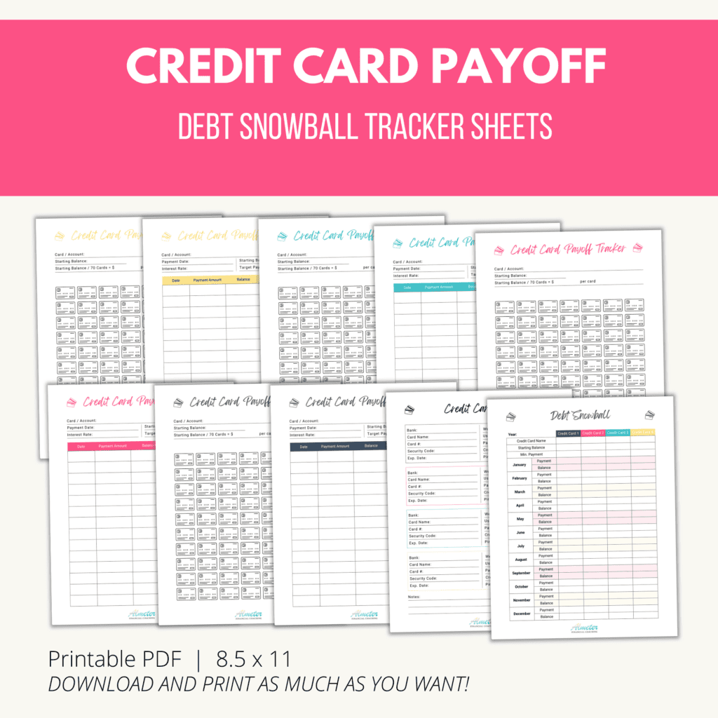 credit card payoff tracker
